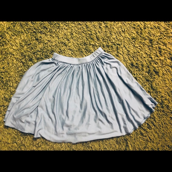 UO Silence and Noise light teal green mini skirt - Picture 4 of 8